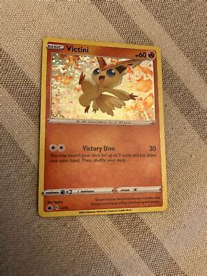 Mcdonalds Happy Meal Toys Pokemon Match Battle Card Victini Holo