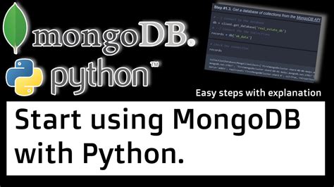 Mongodb With Python How To Start Using Nosql