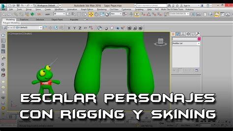 Escalar Modelos Rigeados En 3ds Max Parte1 YouTube