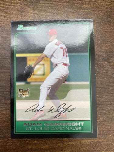 Bowman Adam Wainwright Rookie Card Rc Ebay