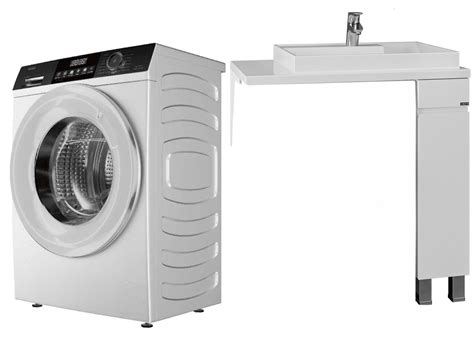 Стиральная машина Haier HW65-BP129302B с раковиной Юпитер 80R над ...