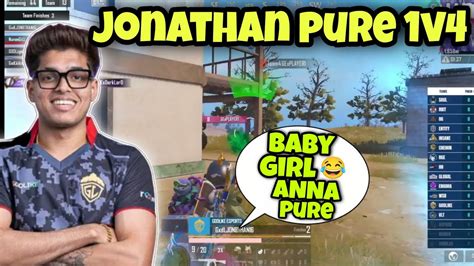 Godlike Vs GE Jonathan Pure 1v4 Everyone Shocked YouTube