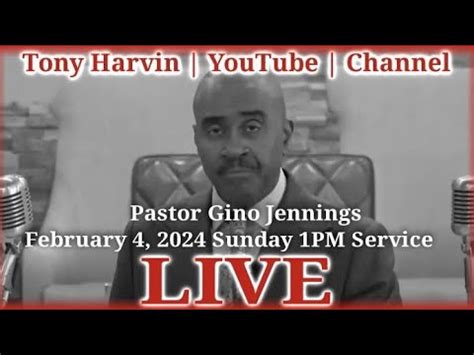 Pastor Gino Jennings LIVE February 4 2024 1PM Sunday Service