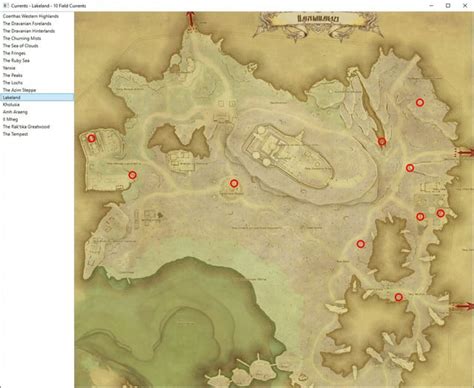 Ffxiv Aether Currents Map Heavensward - Maps Model Online