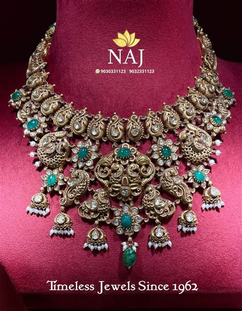 Antique Nakshi Bridal Necklace By Anita Jain L Naj Jewellery In 2024