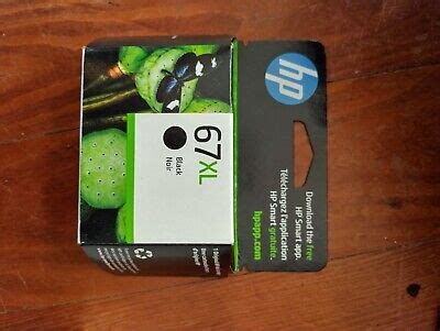 HP 67XL High Yield Black Original Ink Cartridge 240 Pages 3YM57AN