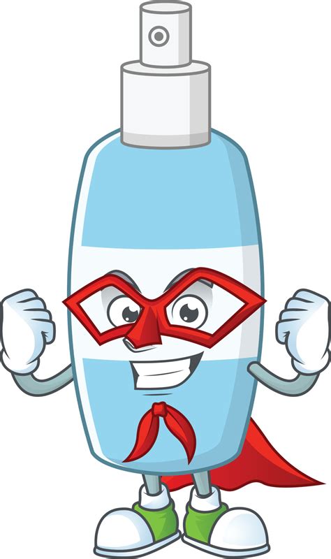 Spray Hand Sanitizer Cartoon Character Vector Art At Vecteezy