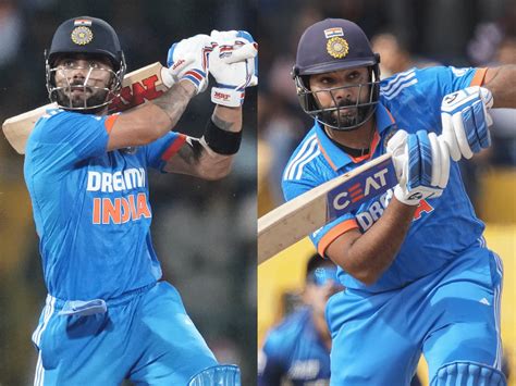 Rohit Sharma Virat Kohli On Cusp Of Equalling Sachin Tendulkars All