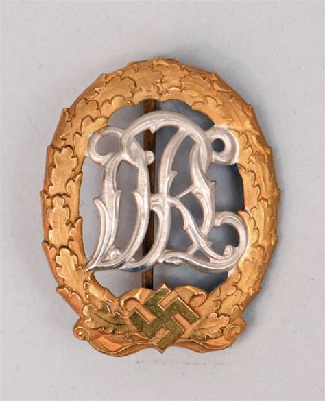 Regimentals German Wwii Drl Sports Badge For Wounded Servicemen