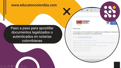 Apostillar Documentos Legalizados En Notarias Colombianas YouTube