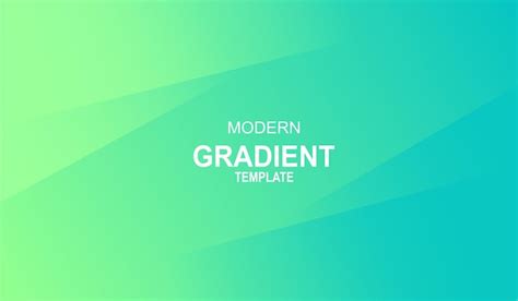 Free Vector | A green and blue gradient template with a blue and green ...