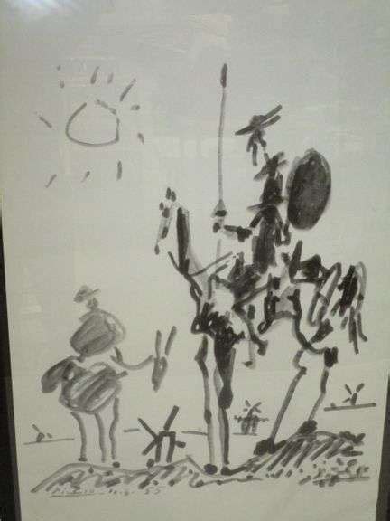 Frame Pablo Picasso Poster Print Oberman Auctions