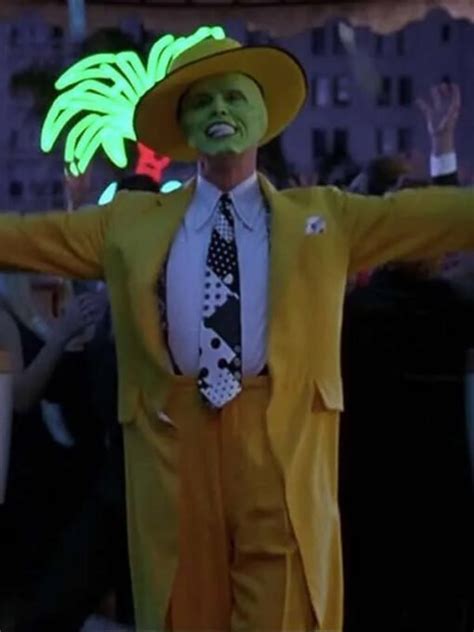 Movie The Mask Jim Carrey Costume Suit