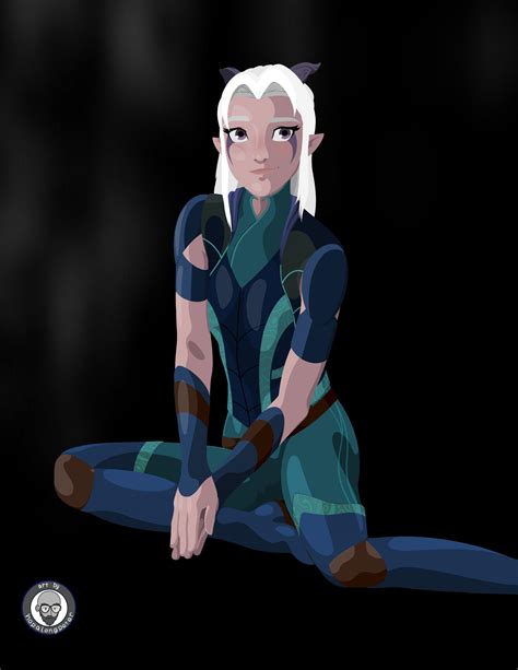 Rayla from The Dragon Prince. Artwork by me : r/fanart