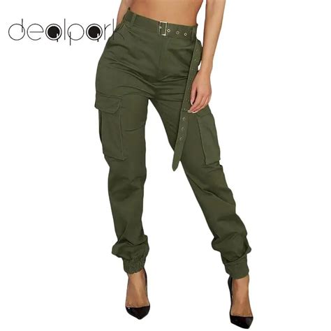 3xl Plus Size Baggy Pants Women Cargo Pants High Waist Functional