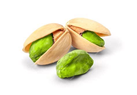 Premium Photo Pistachio Nuts Isolated On A White Background Mock Up