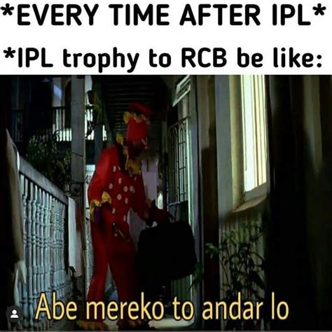 Top 10 RCB Funny Memes - Oh Yaaro