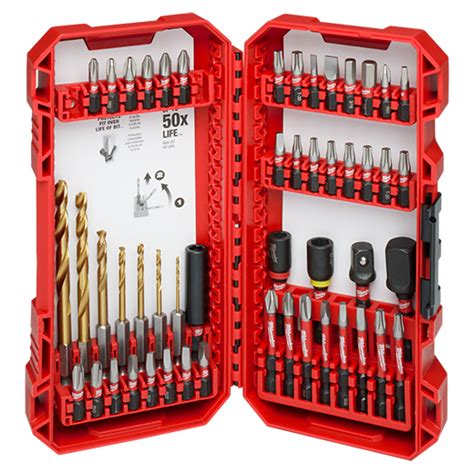 Milwaukee Shockwave Impact Duty™ Drill And Drive Set 50 Piece Hnt Tools