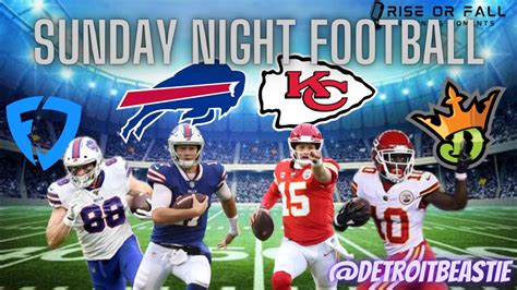 Sunday Night Football Dfs Picks Bills Vs Chiefs Snf Picks Draftkings