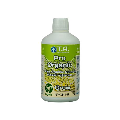 Pro Organic Grow Ml Go Biothrive Grow Ml Terra Aquatica