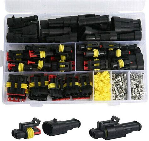 Senrob 352pcs Waterproof Electrical Car Wire Connector Terminals Plug Kit 1234 Pin