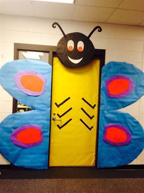 Butterfly Spring Classroom Door Classroom Door Classroom Displays