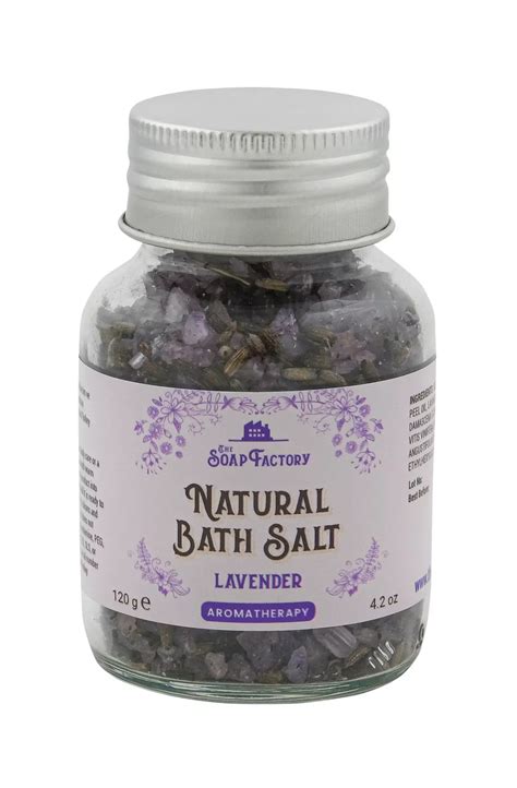 The Soap Factory LAVENDEL Badesalz 120 g Glas