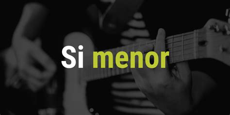 Si menor Bm en la guitarra posición simple para principiantes