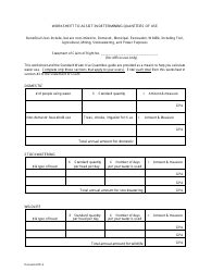 Arizona Amendment Statement Of Claim Of Right To Use Public Waters Of