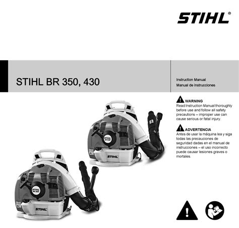 Stihl Br 350 Instruction Manual Pdf Download Manualslib