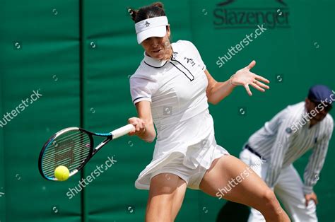 Australias Ajla Tomljanovic Returns Barbora Krejcikova Editorial Stock