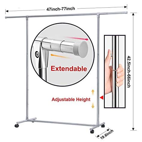 Reliancer Heavy Duty Large Garment Rack Stainless Steel Clothes Drying