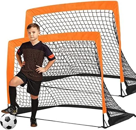 Angju Soccer Goals Portable Soccer Goal For Kids For Backyard Toddler