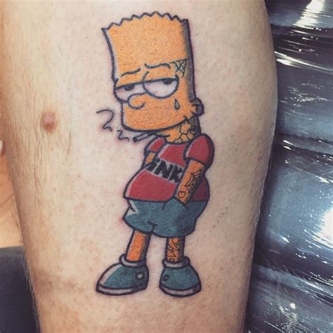 Bart Simpson Tattoo Designs Kayteiganne