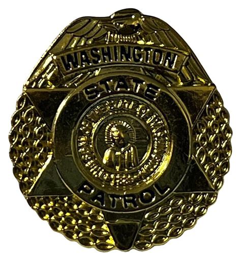 Washington State Patrol Badge Hat Cap Lapel Pin PO-548 | eBay