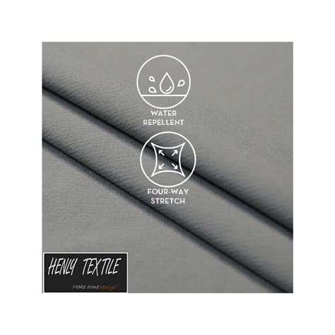 Ht Nylon Spandex Gsm Woven Fabric With Water Repellent