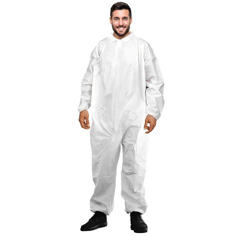 Buy Amz Medical Supply White Paint Coveralls Disposable Adult Hazmat