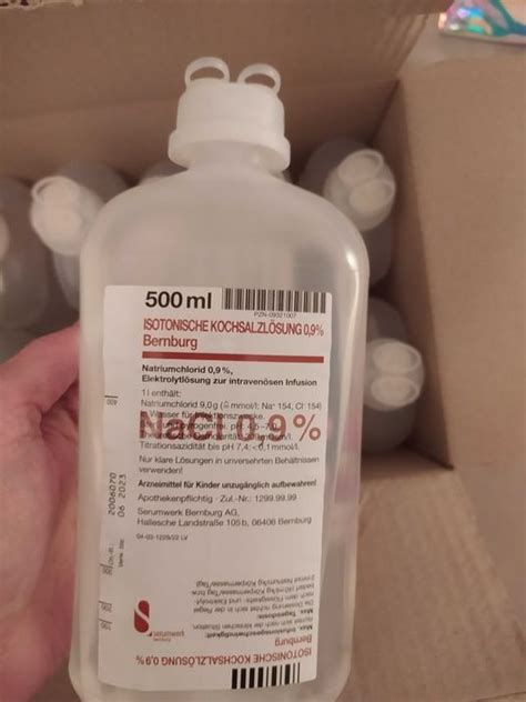 Sól Fizjologiczna Nacl 0 9 500ml Warszawa Kup Teraz Na Allegro Lokalnie