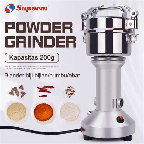 Jual MESIN PENEPUNG LISTRIK POWDER GRINDER GILING BUMBU KERING