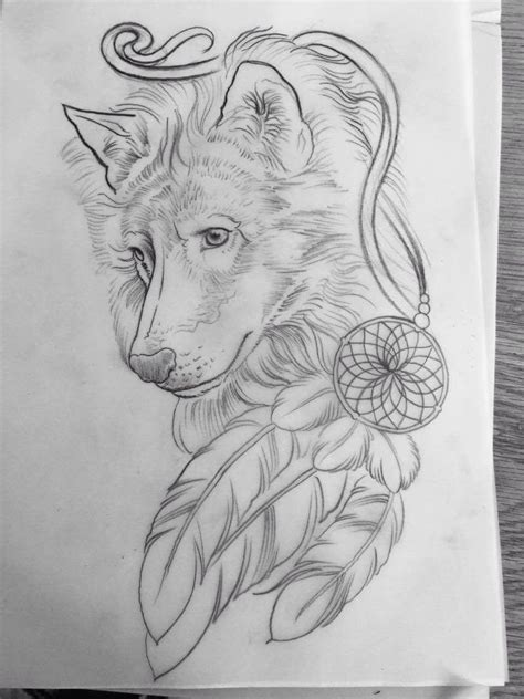 Dream Catcher Wolf Tattoo Artofit