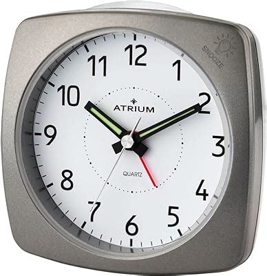 Atrium A620 7 Radio Controlled Alarm Clock Analogue Quartz Without