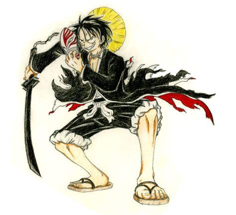 Ichigo X Luffy - Crossover by sbg1990 on DeviantArt