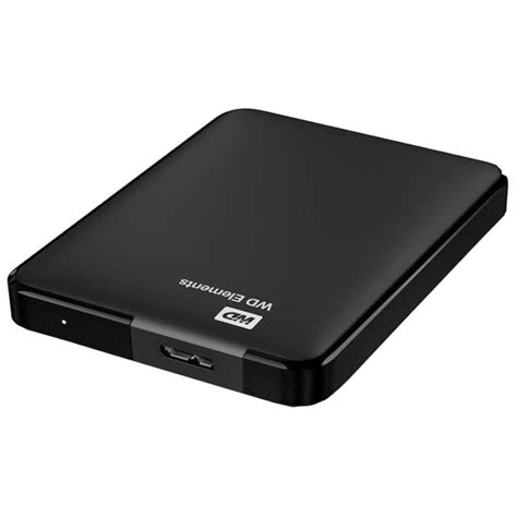 Disco R Gido Externo Port Til Western Digital Wd Elements Tb Preto