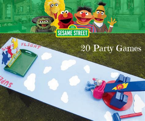 10 Best Sesame Street Birthday Party Games for Kids. {DIY + purchased}