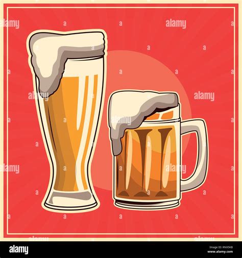 vintage drink poster Stock Vector Image & Art - Alamy