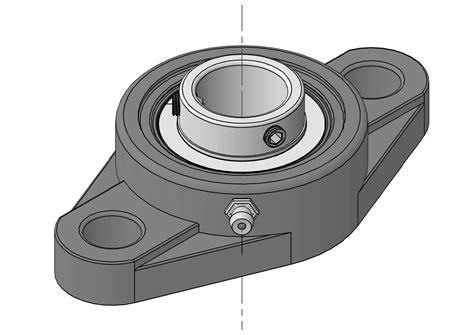 China Ucfl Two Bolt Oval Flange Bearing Units With Mm Bore