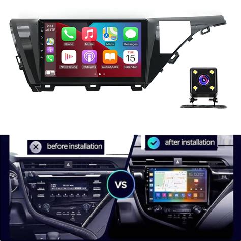 Car Radio Stereo For Toyota Camry Carplay Andriod Auto Gsp