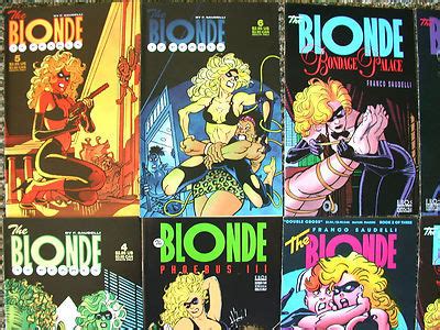 Lot Of Adult Pulp Comics The Blonde Franco Saudelli