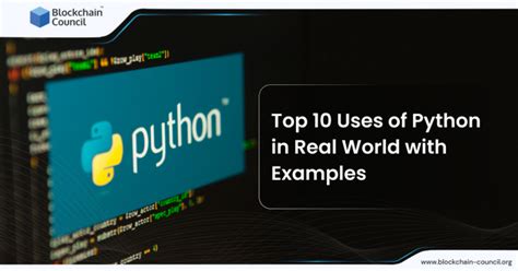 Top 10 Use Cases Of Python In Real World Blockchain Council