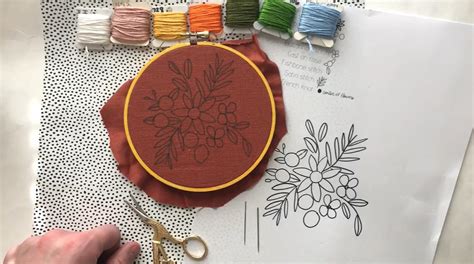 A Guide To Hand Embroidery Tutorials Patterns And More Skillshare Blog